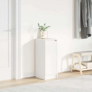 vidaXL Schuhschrank Weiß 29,5x34x76 cm Holzwerkstoff 861859