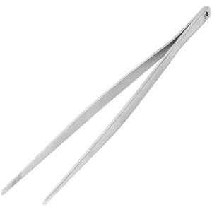 Weber Spitzzange aus Edelstahl, Grillutensil zum Wenden von Grillgut.