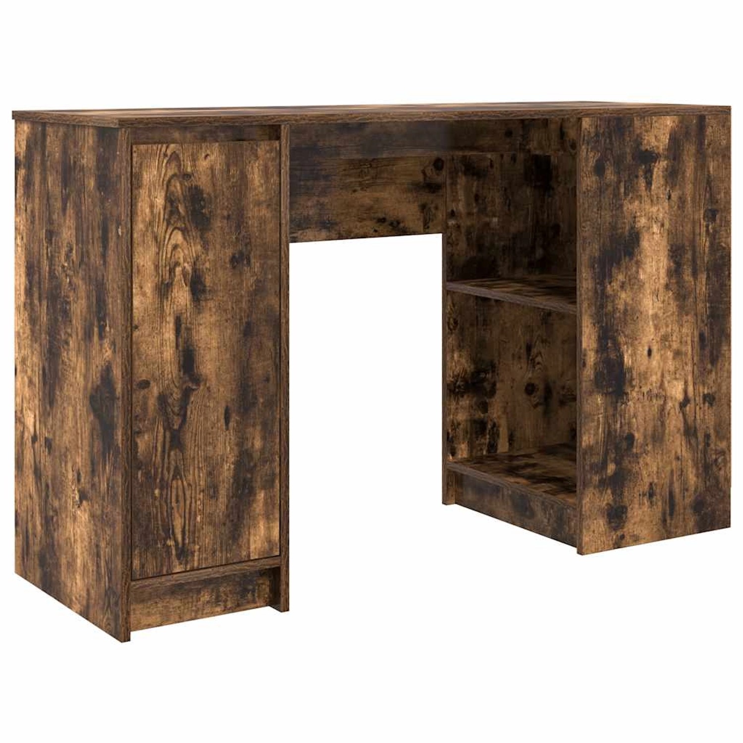 vidaXL Schreibtisch Räuchereiche 120x42x76 cm Holzwerkstoff 861818 günstig online kaufen