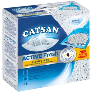 Catsan Katzenstreu Active Fresh Klumpstreu 8 l