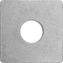 Bauscheibe Eckig Ø 13,5 mm/40 mm x 40 mm Edelstahl A2 5 Stück