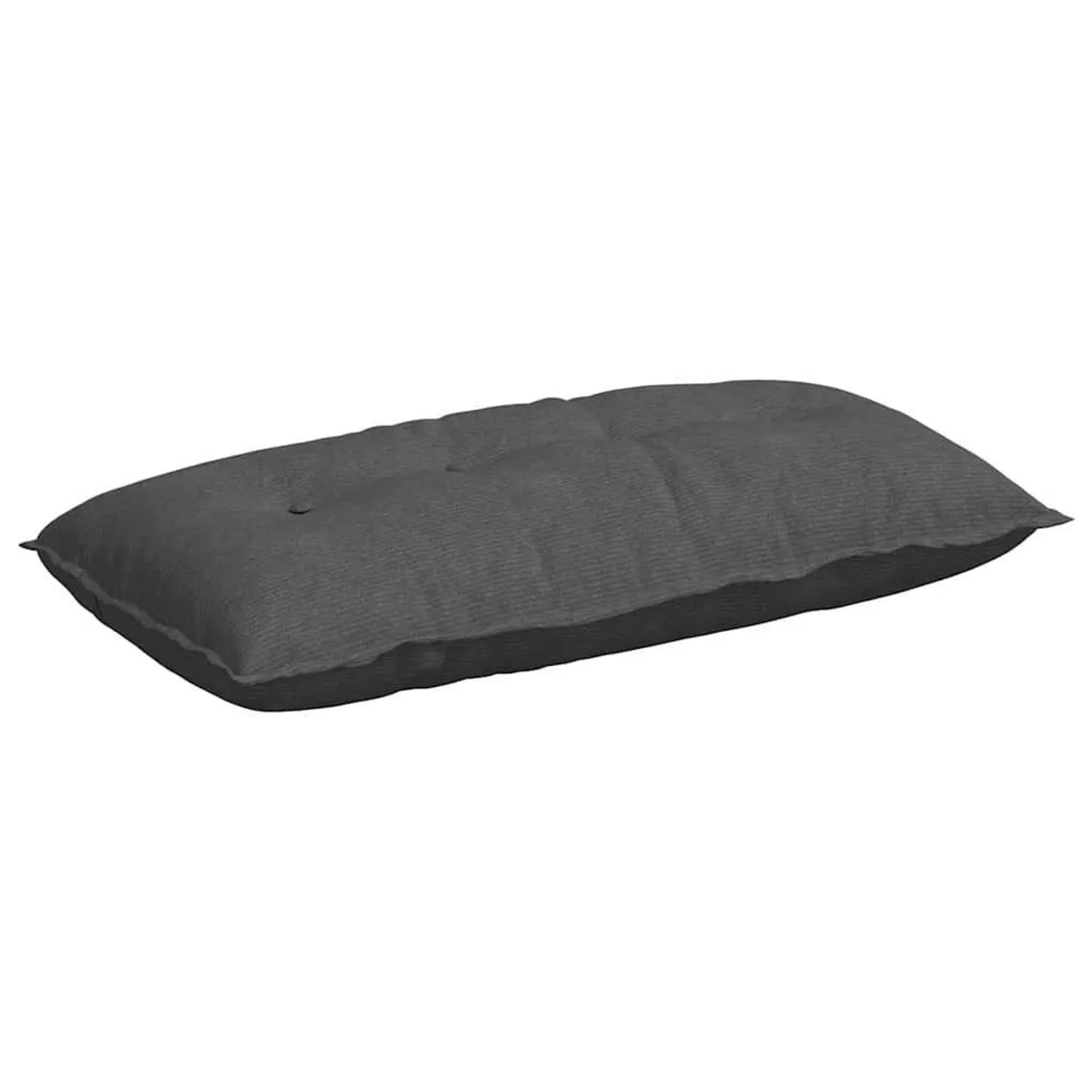 vidaXL Rückenkissen Dunkelgrau 100 x 50 cm Cordstoff 42014780