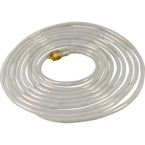 LED-Lichterkette für Belvedere Sonnensegel, dreieckig, grau.