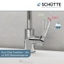 Schütte Waschtischarmatur Los Angeles Chrom mit Eco-Funktion für sparsamen Wasserverbrauch.