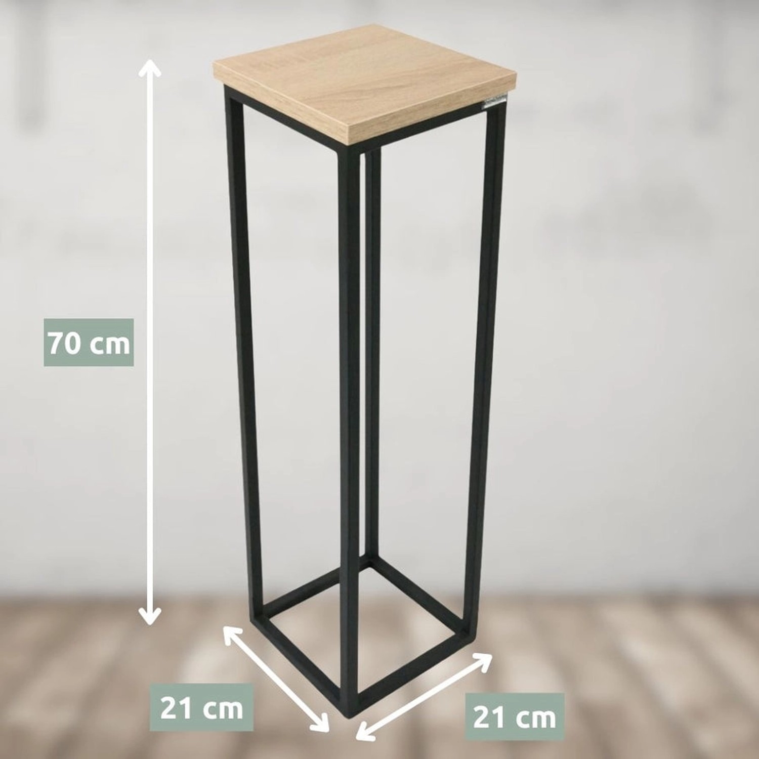 holz4home Blumenständer Dekoständer Sonoma Eiche 70 cm kaufen bei OBI
