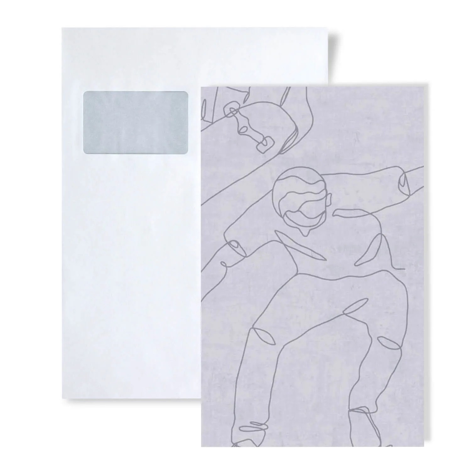 PROFHOME S-771741-GU DIN A4 Muster der Grafischen Tapete 1 Musterstück