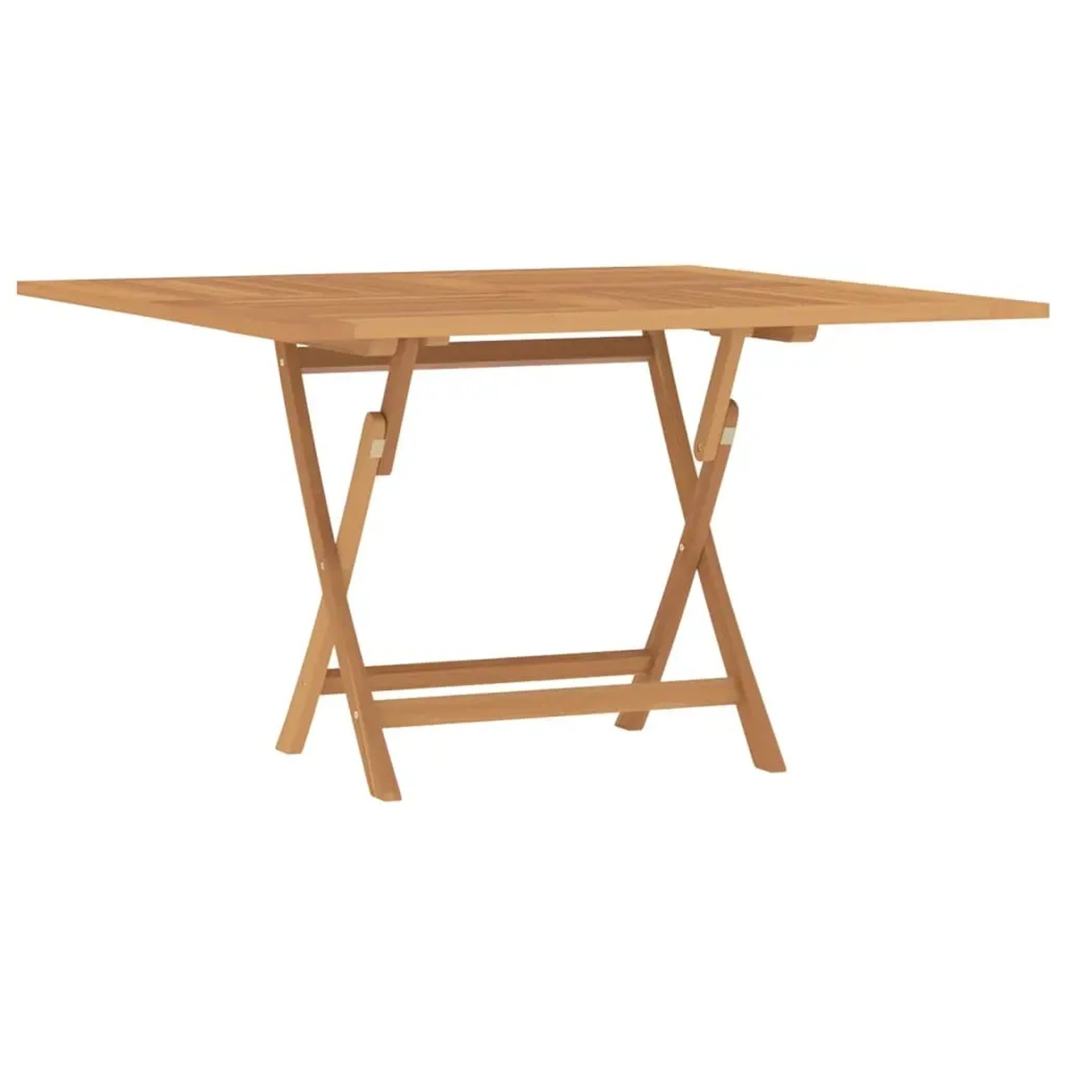 vidaXL Gartentisch Klappbar 110x110x75 cm Massivholz Teak 362616