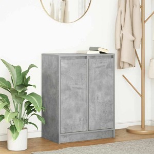 vidaXL Sideboard Betongrau 57x34x76 cm Holzwerkstoff 861619