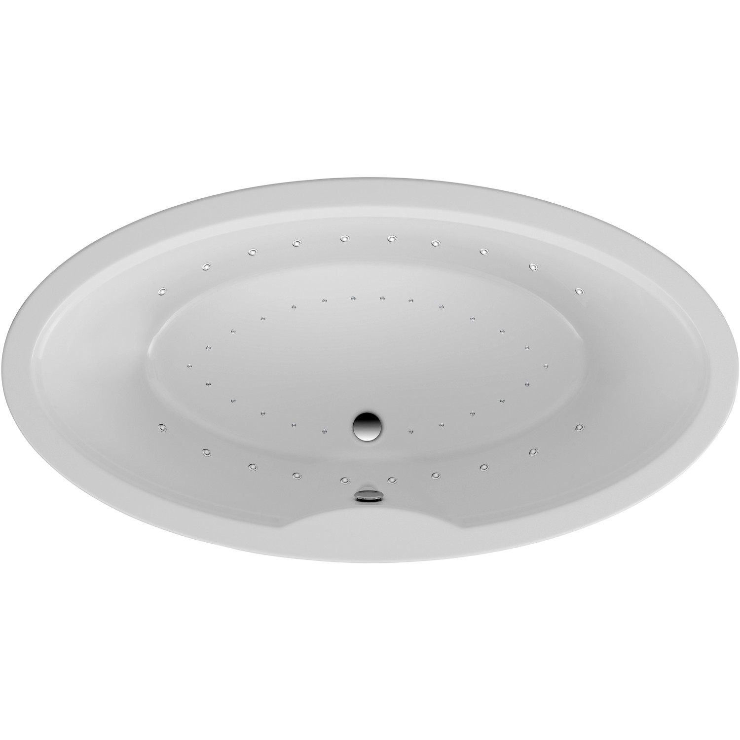 Ottofond Whirlpool Luna Komfort-Light-/Silentsystem 179,5 cm x 94,5 cm Weiß