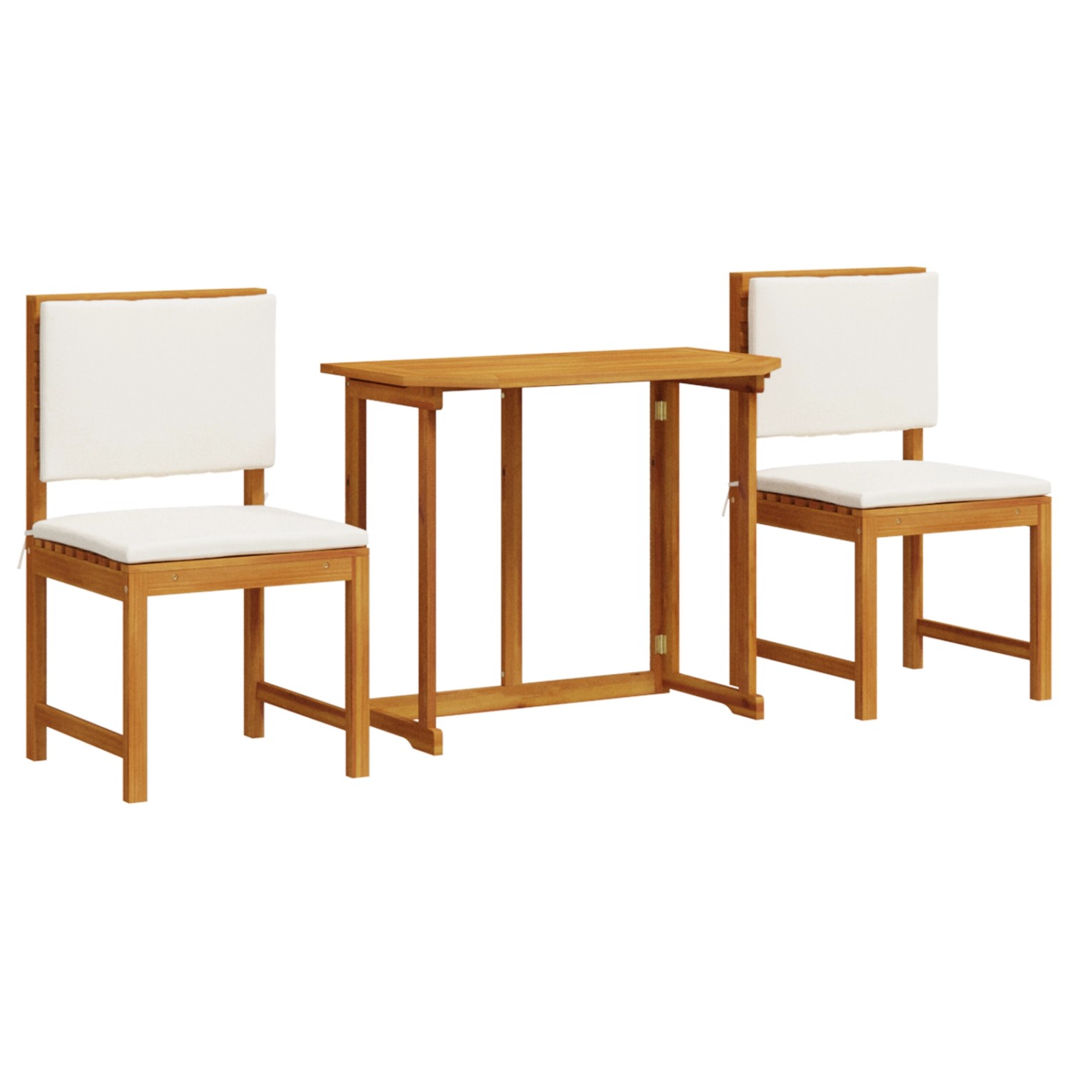 vidaXL 3-tlg Garten-Bistroset mit Kissen Massivholz Akazie 3329111 günstig online kaufen