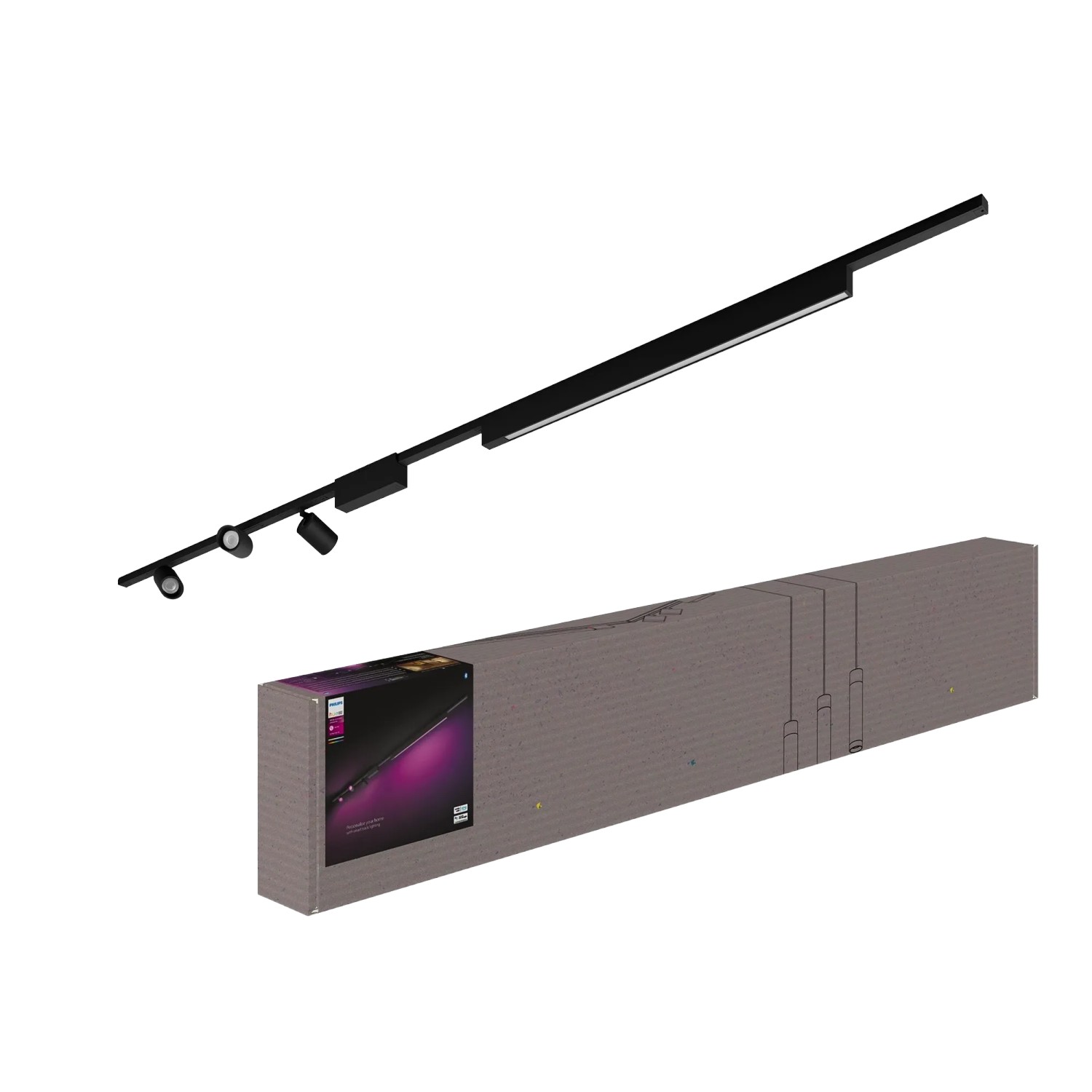Philips Hue LED-Schienenbeleuchtung Perifo 3er Spotleuchte und Lightbar Sch günstig online kaufen
