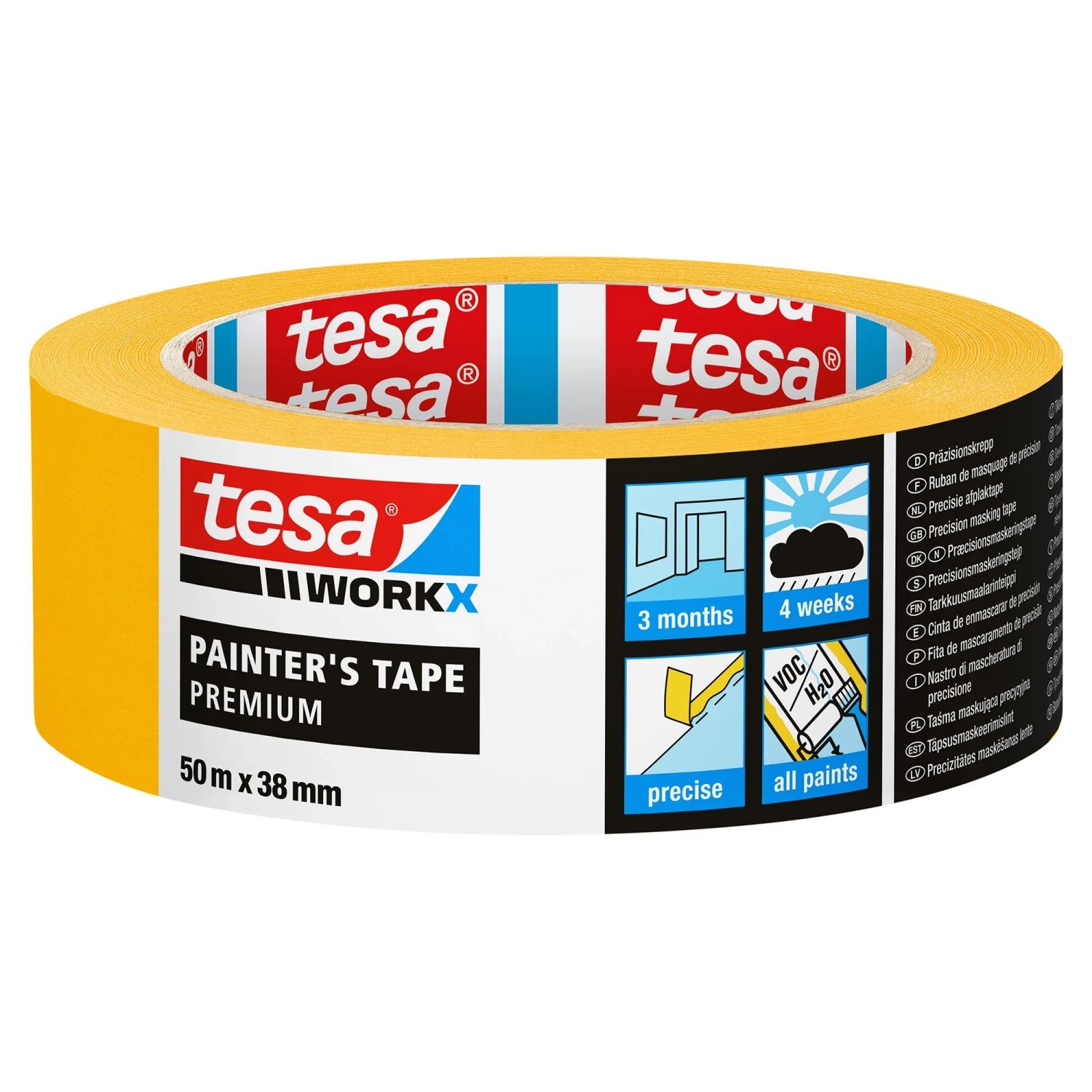 Tesa Malerband Workx Premium 50 m x 38 mm