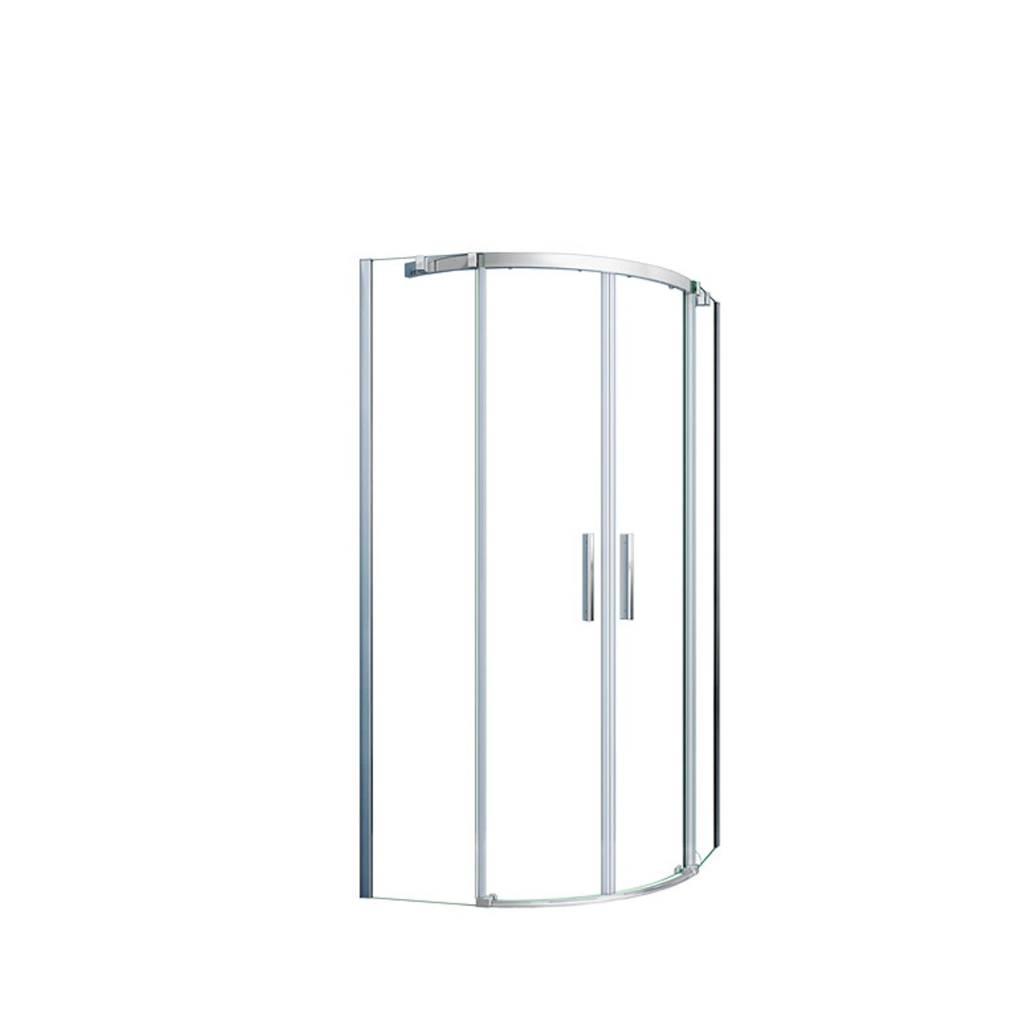 Duschparadies Duschkabine 90 x 90 cm Runddusche Höhe 195cm Viertelkreis Dus günstig online kaufen