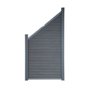 Home Deluxe WPC-Sichtschutzzaun-Schrägelement Callado Premium Horizontal 185 cm