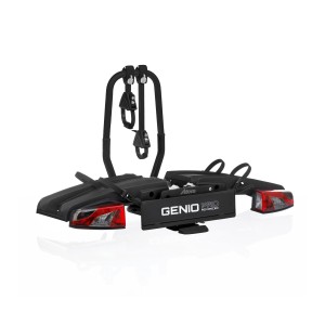 Atera Genio Pro Advanced Black Edition Fahrradträger für Anhängerkupplung, zusammengeklappt.