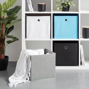Based Faltbox Fibi Schwarz ca. 30x30x30cm