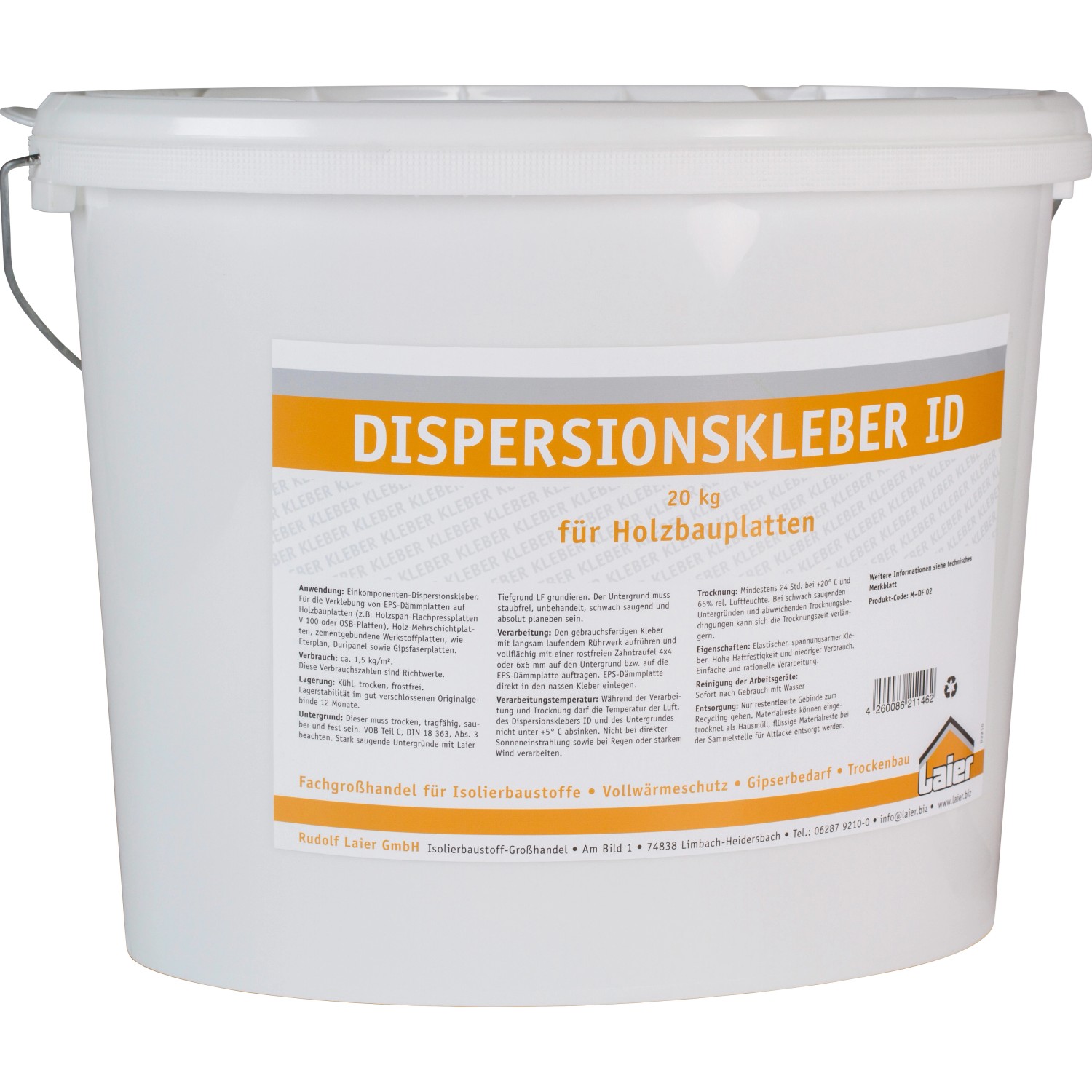 Laier Dispersionskleber ID 20 kg