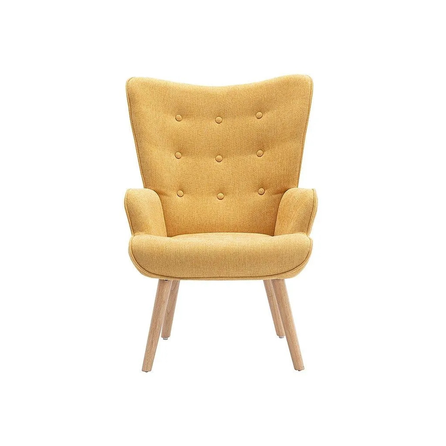 Vente-unique Sessel Mit Gerader Rückenlehne Vately Gelb 69 cm