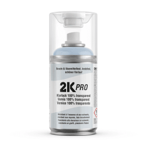 2K PRO Spraydose 250ml Klarlack Matt für Auto, Modellbau & Heimwerken.