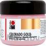 Marabu Metallic-Effektfarbe Colorado Gold Rosé-Gold, 225ml Dose für Wand-Akzente.