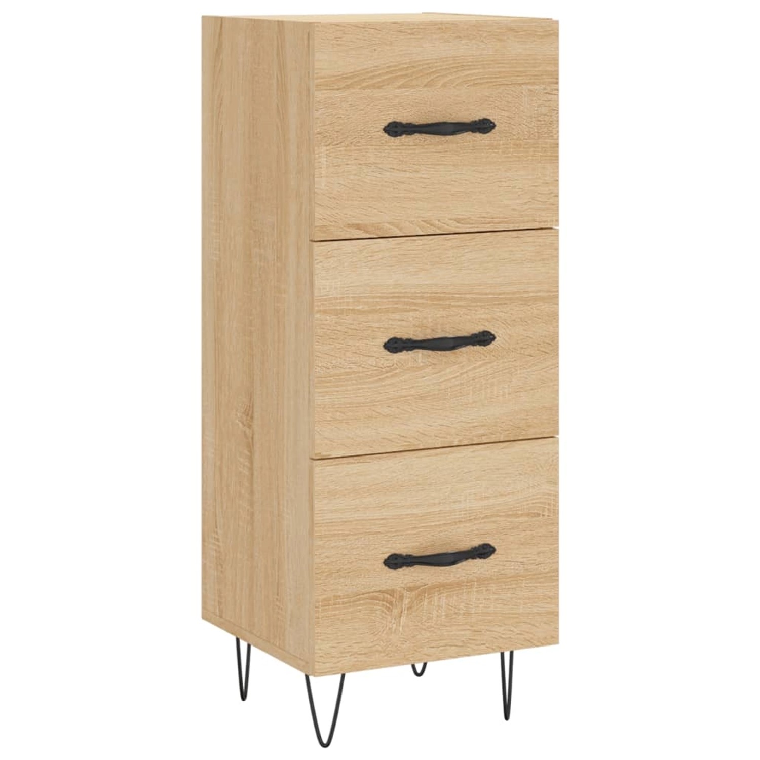 vidaXL Sideboard Sonoma-Eiche 34,5x34x90 cm Holzwerkstoff 828599 günstig online kaufen