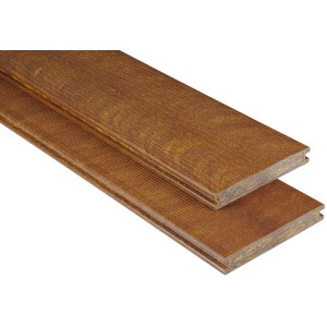 Kovalex WPC Terrassendiele, Walnuss, Struktur matt, 2x14,5x450cm. Massivdiele für barfußfreundliche Terrassen.