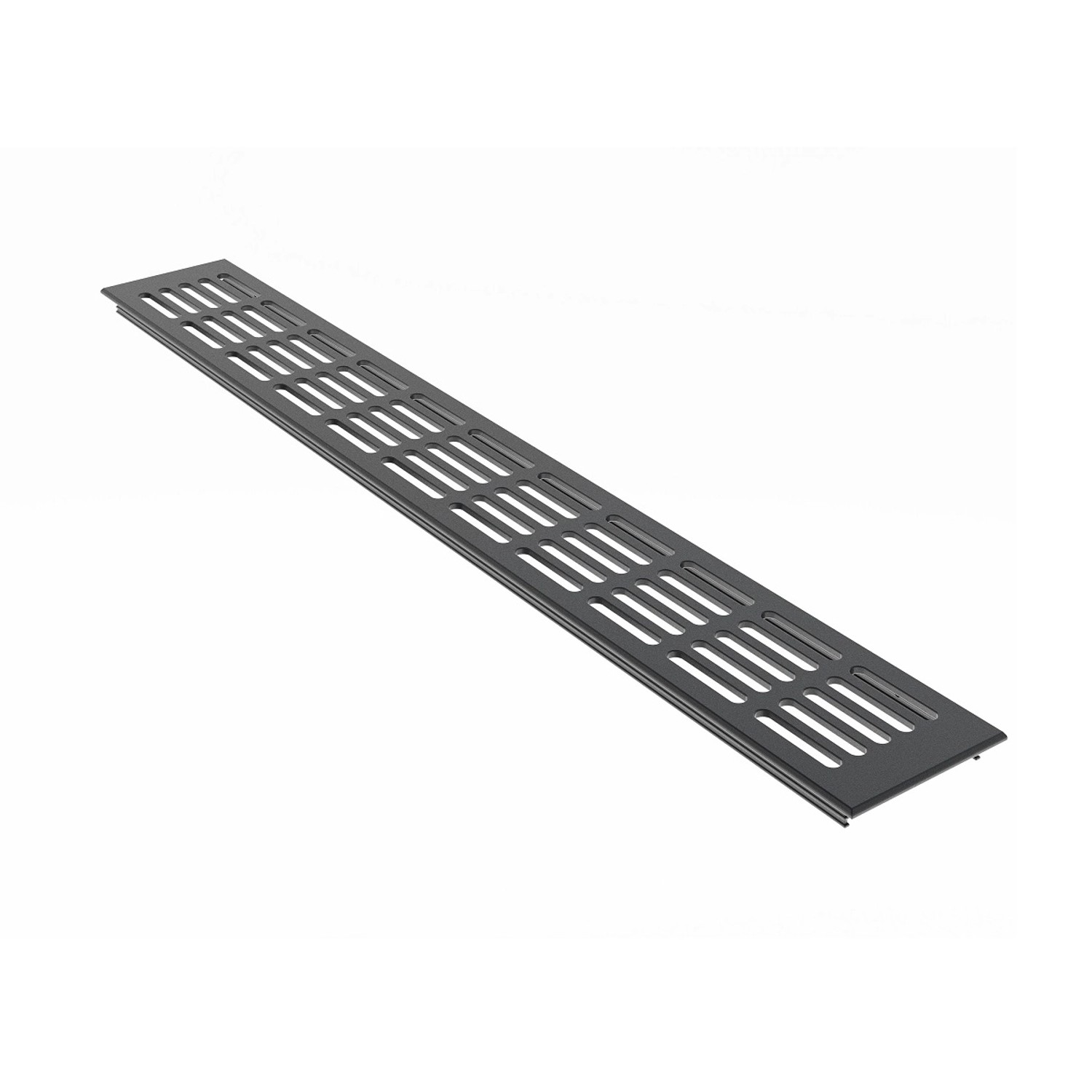 MS Beschläge Alu-Lüftungsgitter 80 x 400 mm Anthrazit RAL 7016 Luftgitter günstig online kaufen