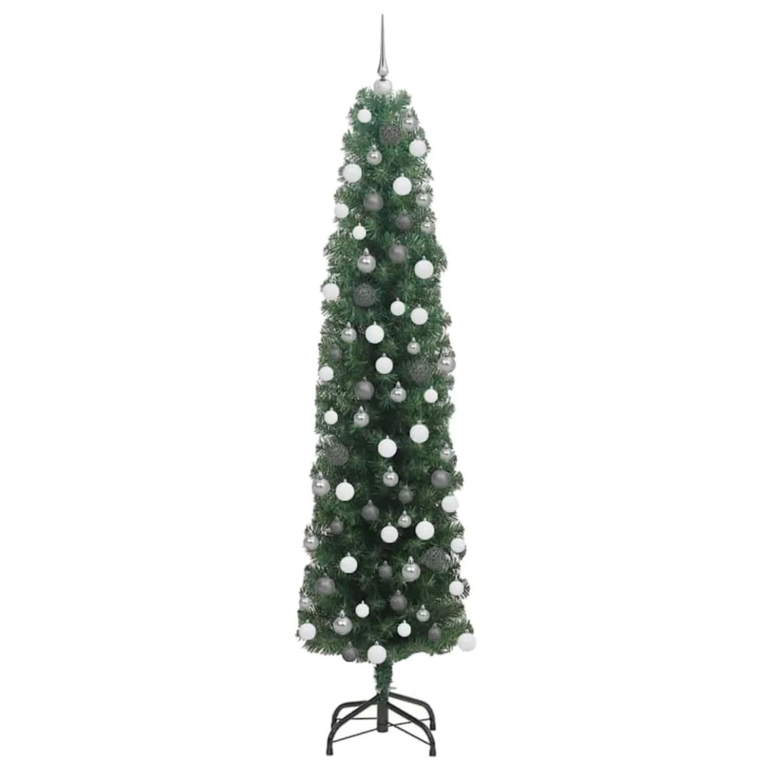 vidaXL Künstlicher Weihnachtsbaum mit 300 LEDs mit Ständer Grün 180 cm 3394942