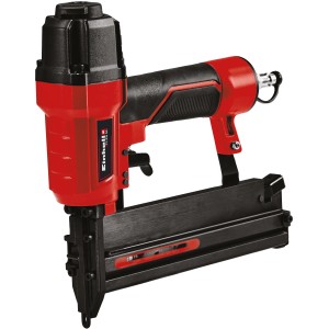 Einhell Druckluft-Tacker TC-PN 50: Pneumatischer Tacker in Rot und Schwarz.