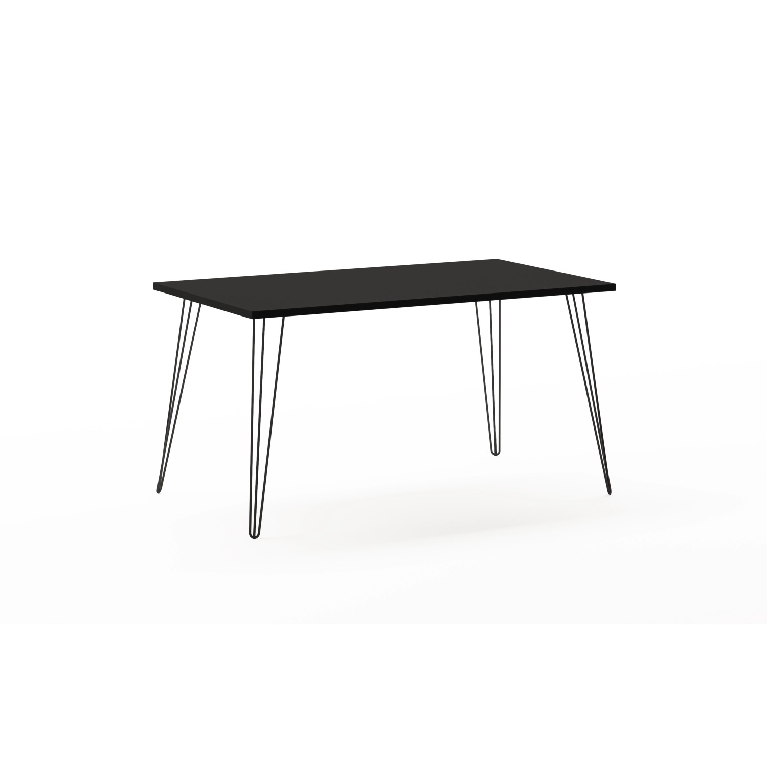 PROREGAL Schreibtisch Raven mit Metallfußgestell HxBxT 74 x 140 x 80 cm Sch günstig online kaufen