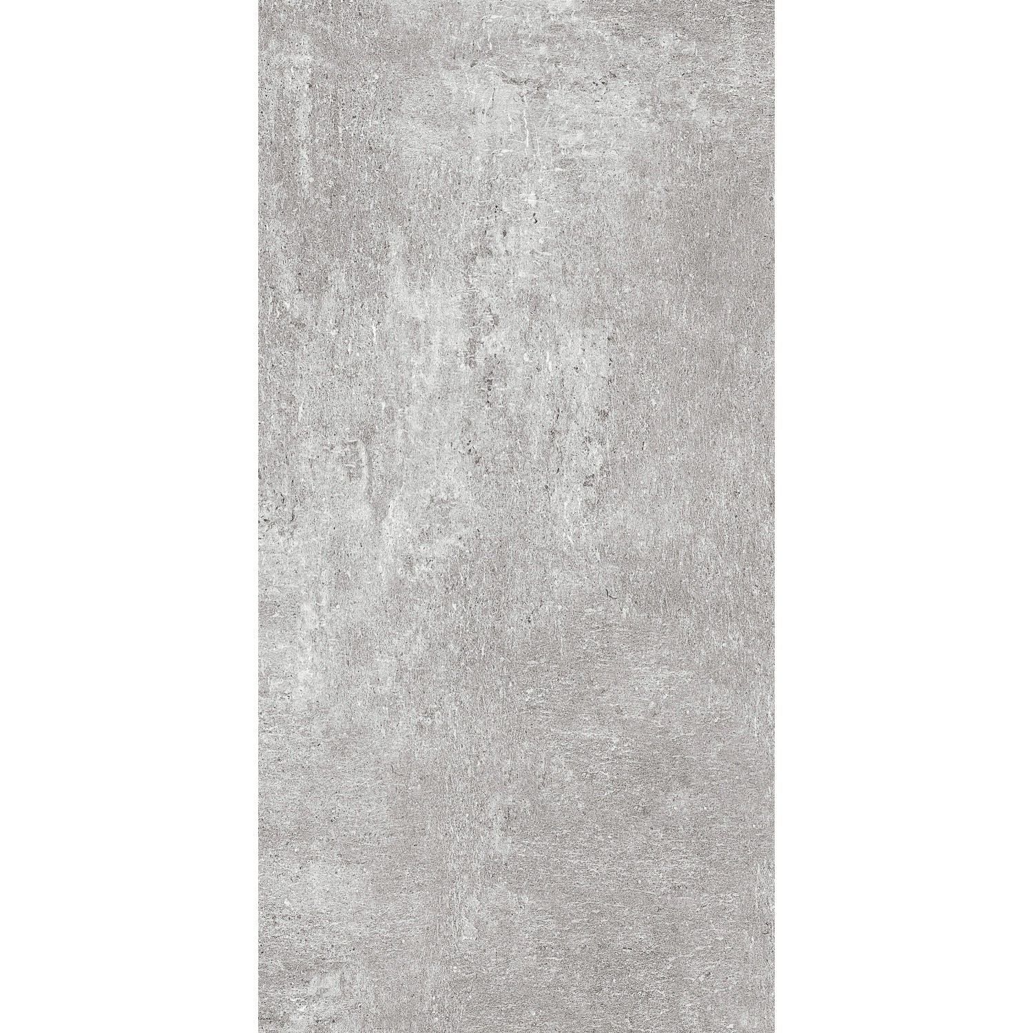 Click-Vinylboden Fliese Luxemburg in Steinoptik, graue Vinylboden Diele.