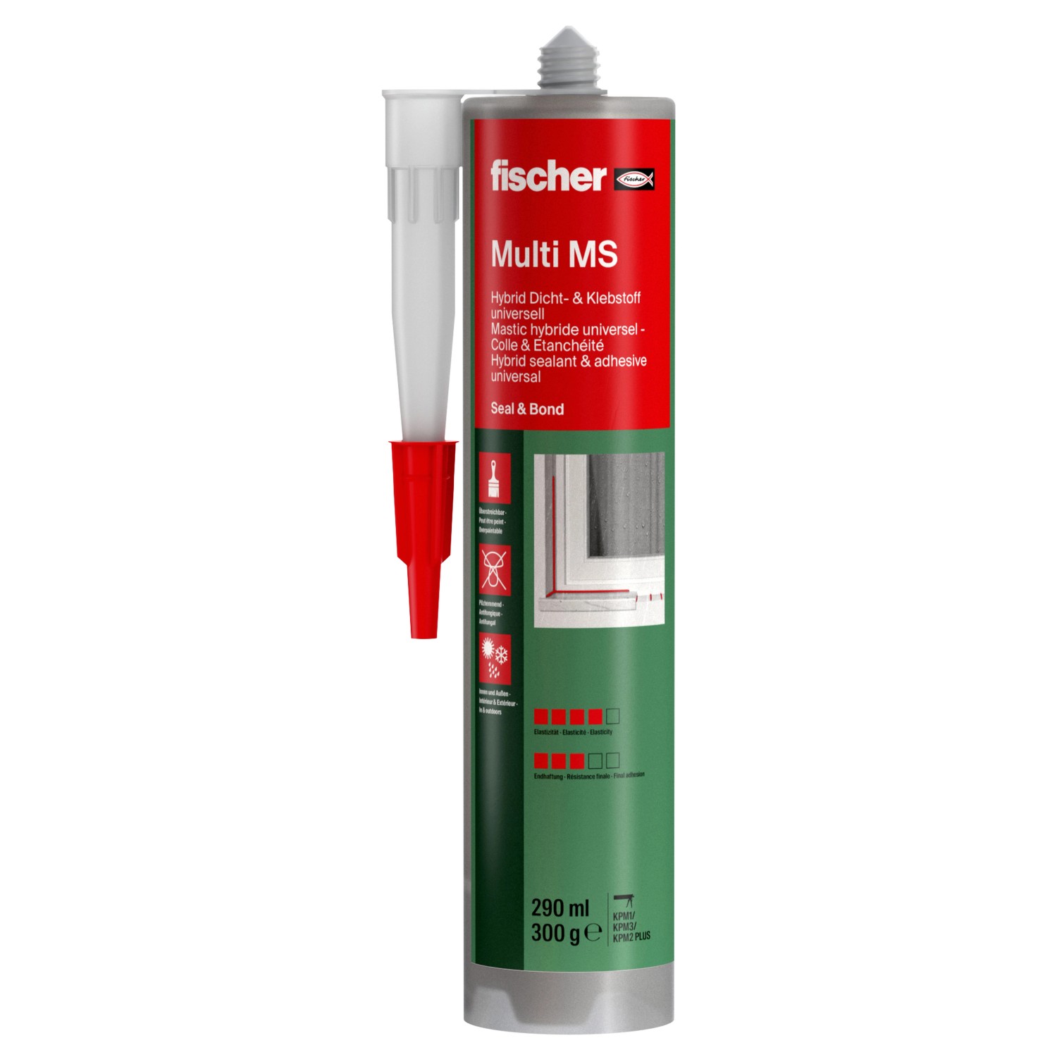 Fischer Bauklebstoff Multi MS Weiß 290 ml