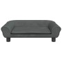 vidaXL Hundebett Dunkelgrau 70x48x22 cm Samt 172014_3