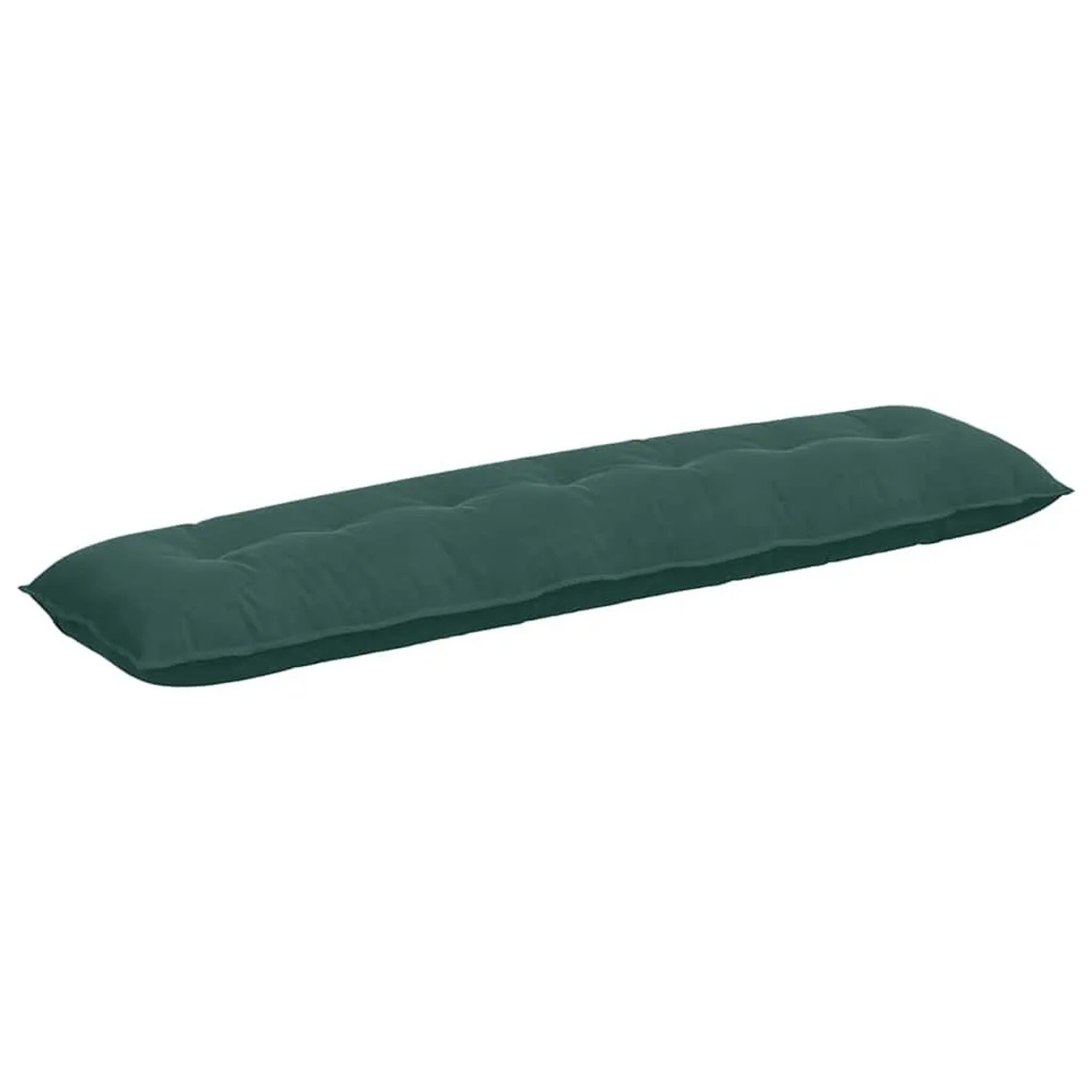 vidaXL Rückenkissen Dunkelgrün 200 x 50 cm Cordstoff 42014978