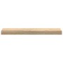 vidaXL Fensterbänke 2 Stk Unbehandelt 70x15x2 cm Massivholz Eiche 4009085_4