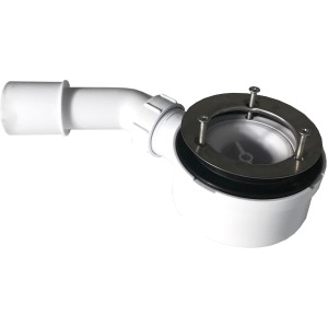 Nordholm Duschwannenablauf, superflach, DN 40/50, 30 l/Min, Bauhöhe 55 mm, Zubehör für Duschen.