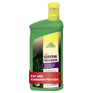 Neudorff Azet Grow-Dünger, 1 Liter Flasche für Cannabispflanzen, NPK-Dünger.