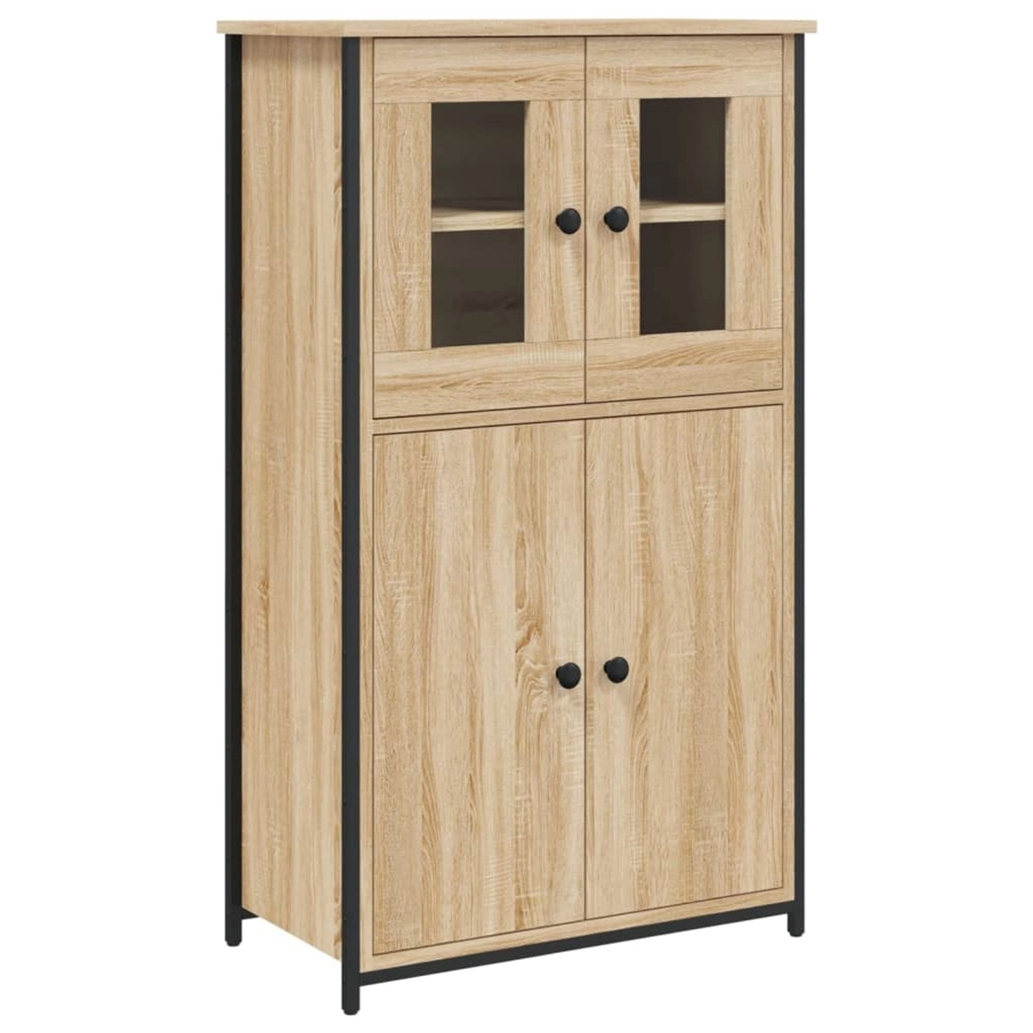 vidaXL Highboard Sonoma-Eiche 62x32x106,5 cm Holzwerkstoff 834206
