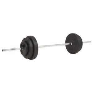 vidaXL Langhantel-Set 30 kg 91398