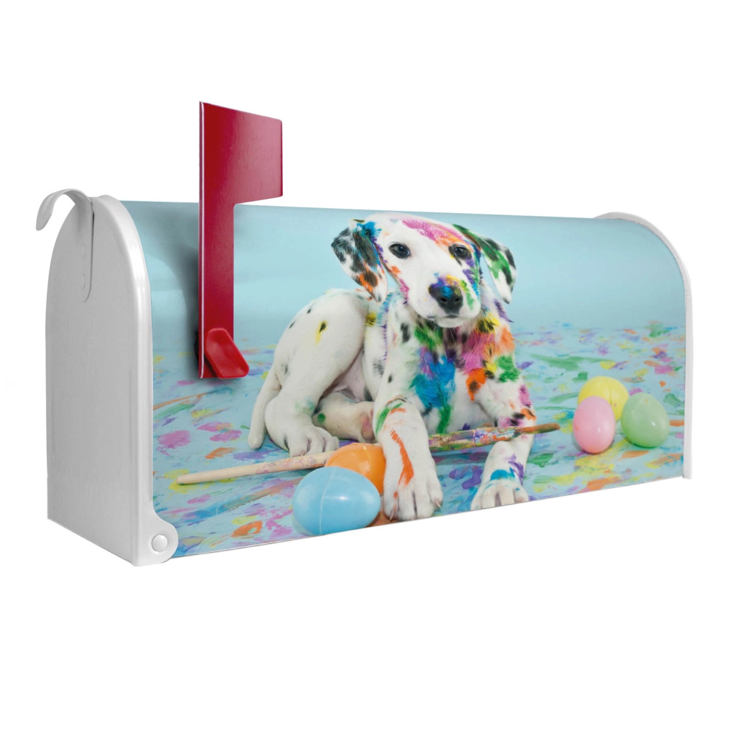 Banjado Amerikanischer Briefkasten Weiß 48x22x16cm US Mailbox Letterbox Pos günstig online kaufen