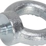 Ringschraube Verzinkt M8 aus Stahl, geeignet für Seile bis 20mm Durchmesser.