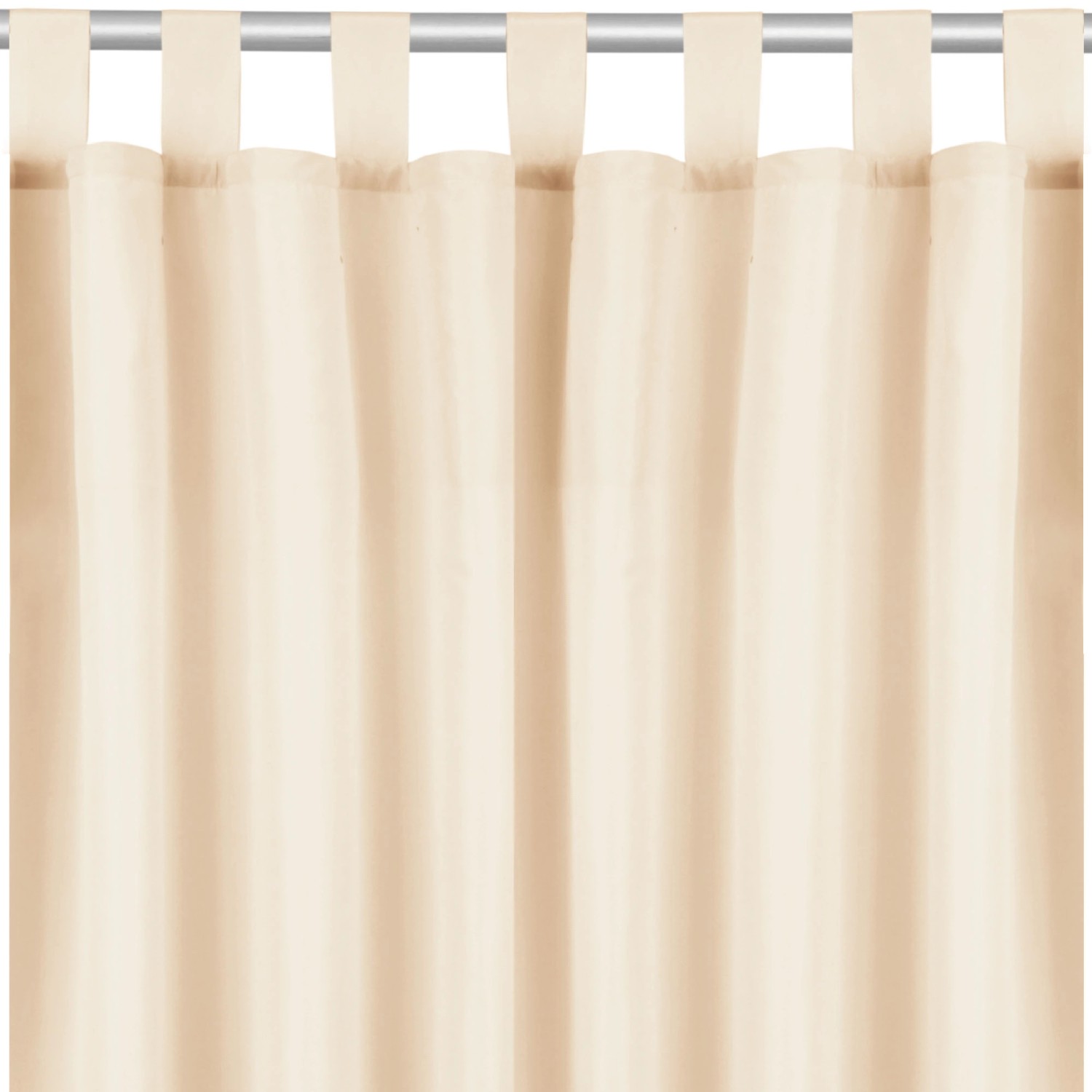 Bestlivings Dekoschal Ellen, beige, 140x225 cm, mit Schlaufen für Fenstervorhänge.