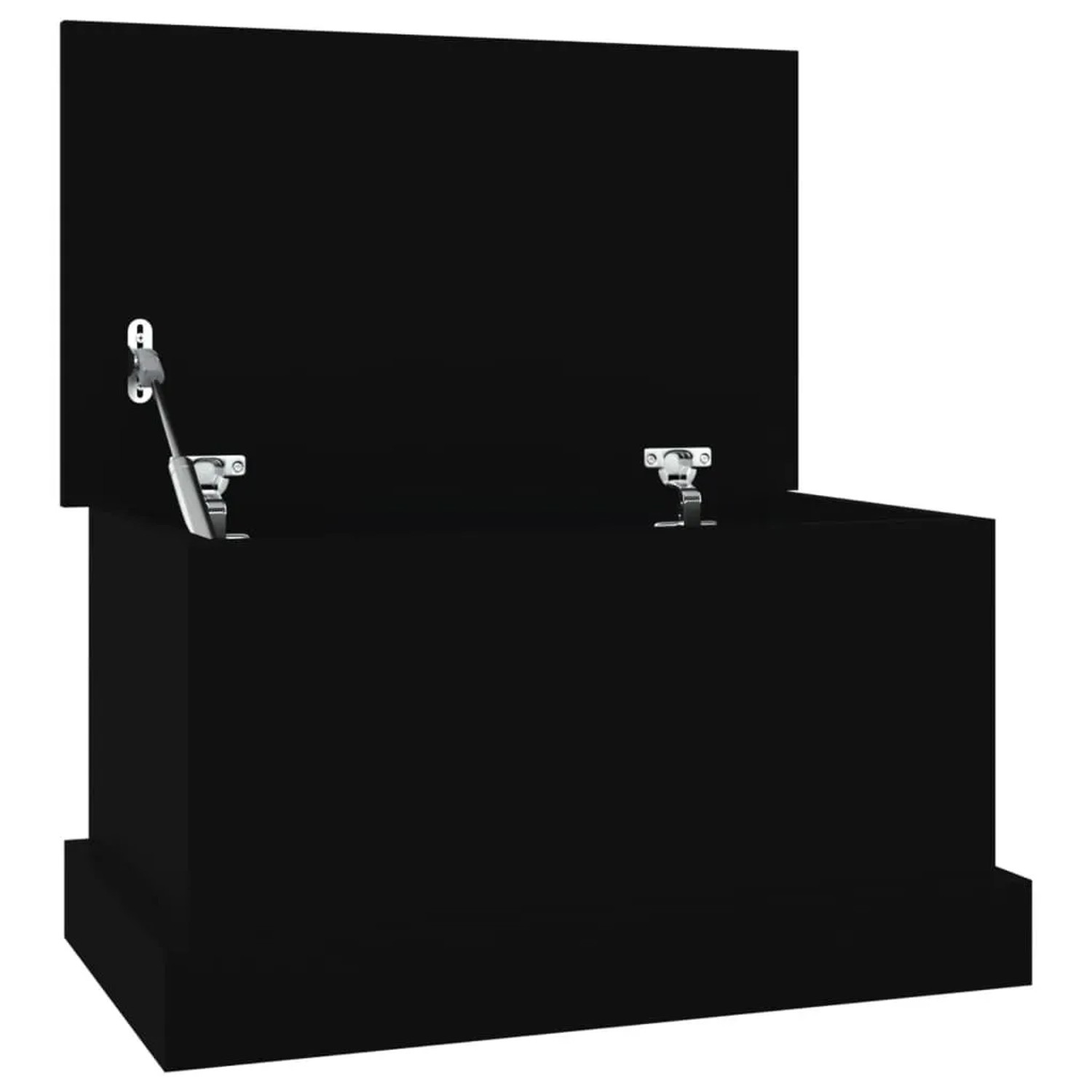 vidaXL Truhe Schwarz 50x30x28 cm Holzwerkstoff 816497