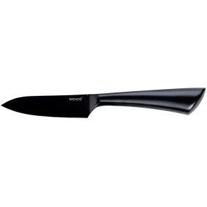 Wenko Gemüsemesser Ace, Edelstahl, 20cm, Schwarz. Küchenhelfer für präzise Schnitte.