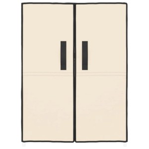 vidaXL Schuhschrank Creme 60x28x90 cm Stoff 337263