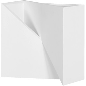 Weiße, dimmbare Ledvance Smart+ WiFi Wandleuchte Orbis Wall Swan, 20x20 cm.