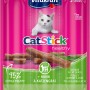 Vitakraft Cat Stick Huhn & Katzengras, 3er-Pack. Katzenleckerli mit extra viel Fleisch.