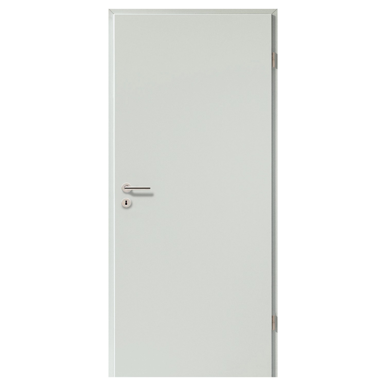 GetaDoor Zimmertür GL 402 Hellgrau 86 cm x 198,5 cm Anschlag R