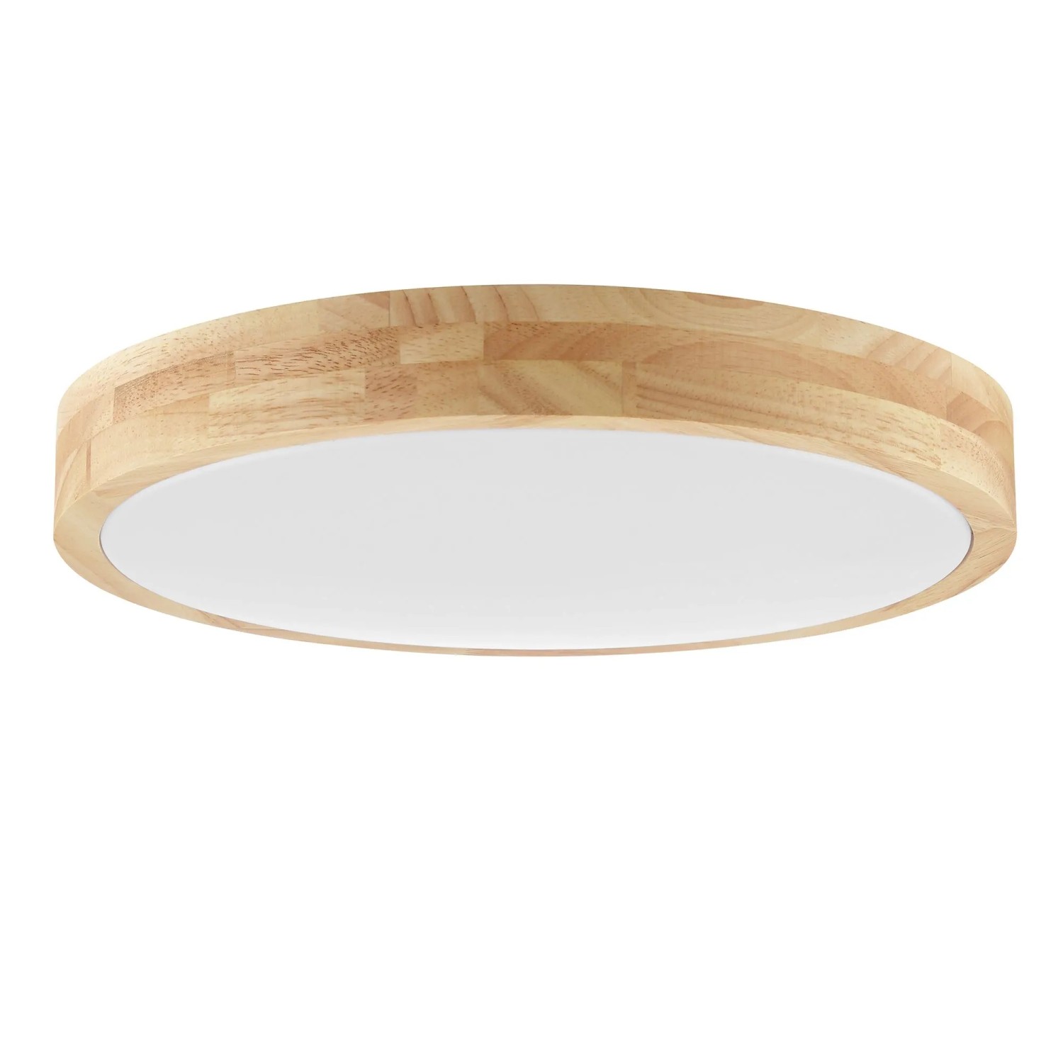 Brilliant LED Deckenleuchte Moreen Eiche hell/Weiß Ø 34 cm
