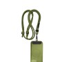 Olivgrünes Black Rock Universal Lanyard aus Textil für Smartphones, mit Karabinerhaken.